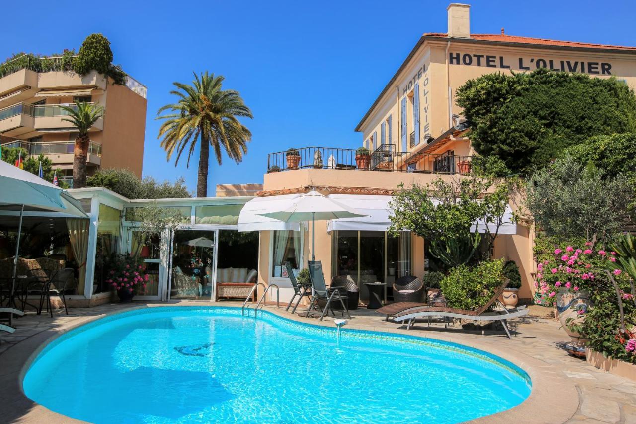 Hotel L'Olivier - Piscine & Parking Κάννες Εξωτερικό φωτογραφία